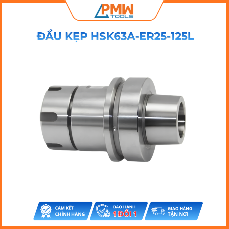 Đầu kẹp dụng cụ HSK63A-ER25-125L