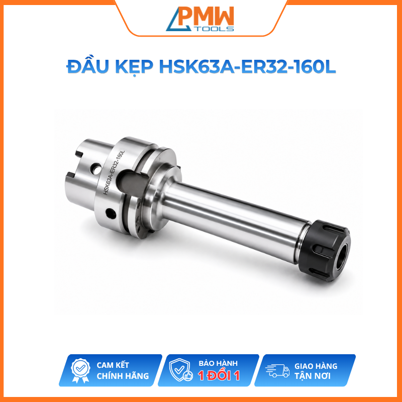 Đầu kẹp dụng cụ HSK63A-ER32-160L