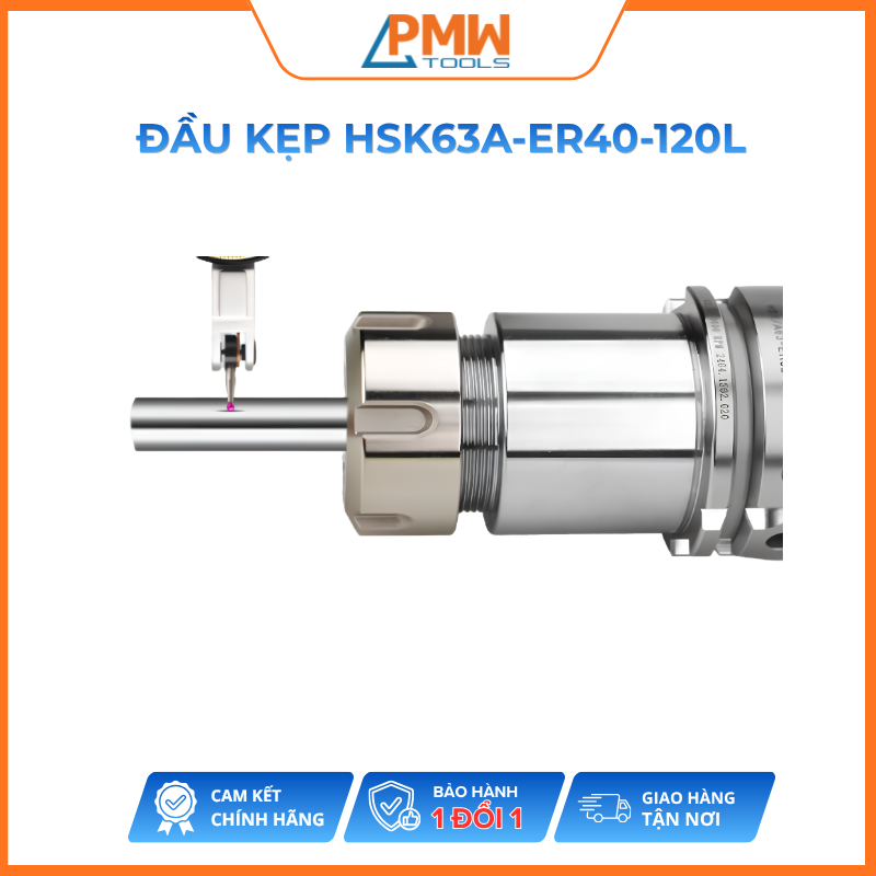 Đầu kẹp dụng cụ HSK63A-ER40-120L